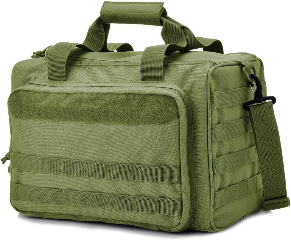 Tactical Gun Range Bag Deluxe Pistol Shooting Range Duffle Bags