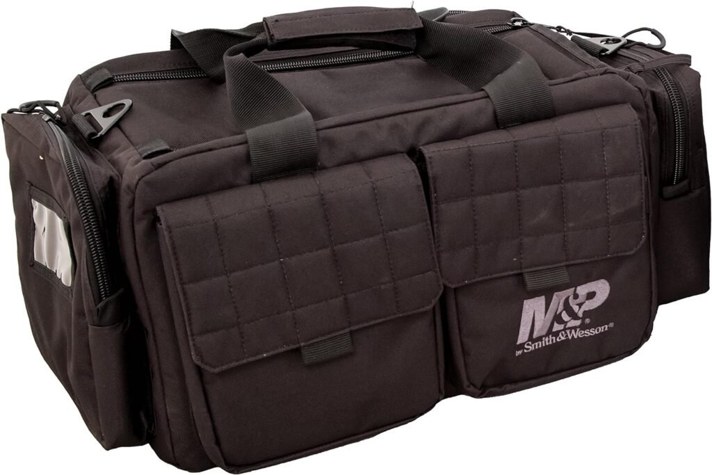 SMITH  WESSON SW and MP Tactical Range Bags with Weather Resistant Material for Shooting, Range, Storage and Transport
