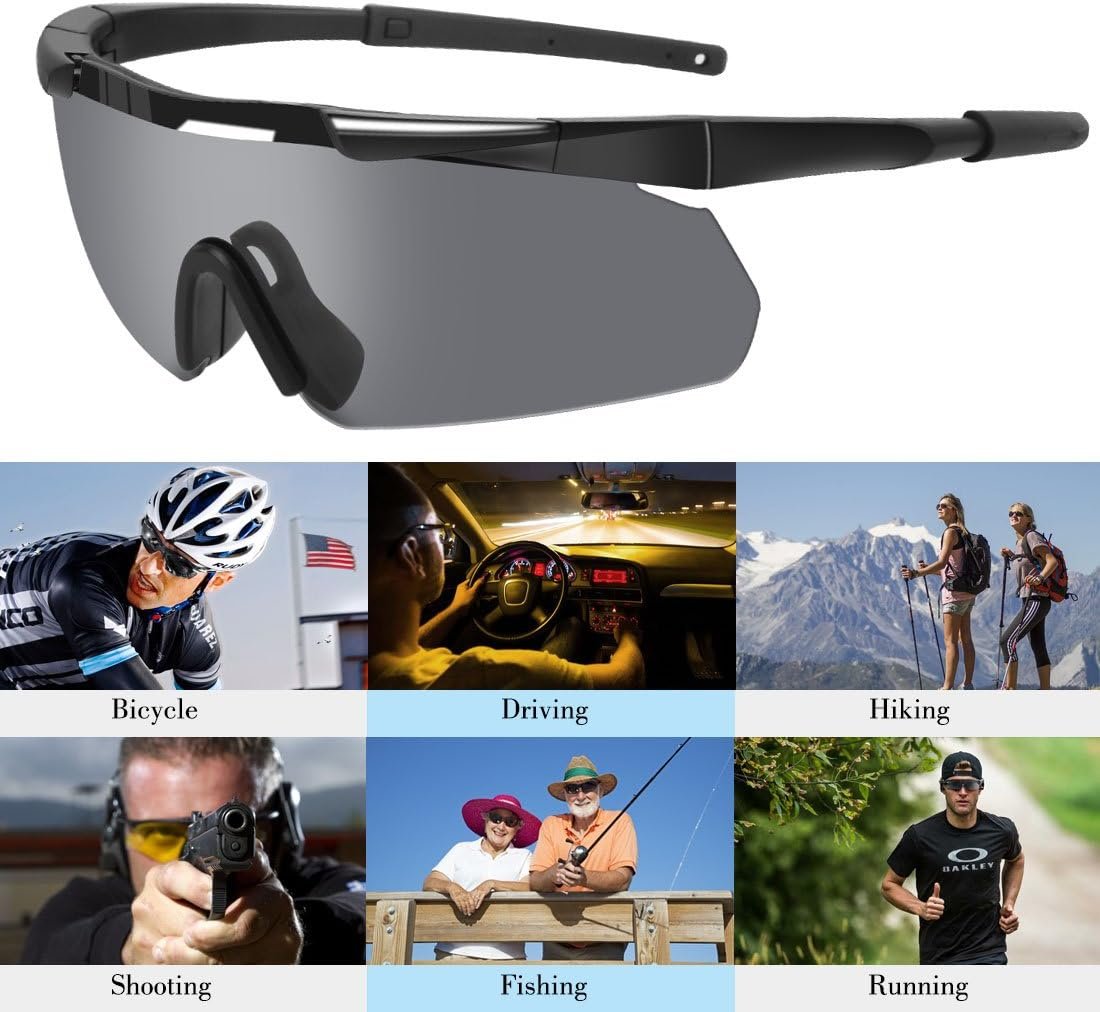 xaegistac Tactical Eyewear 3 Interchangeable Lenses Outdoor Shooting Glasses Review