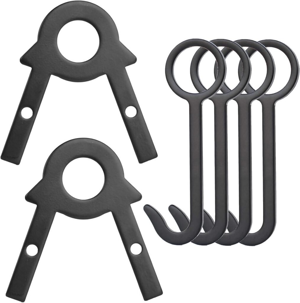 Target Stand Kit - Shooting Target Hanging Hook AR500 Steel Target Holder DIY Pipe Target Assembly Stands Metal Gong Target Hanger