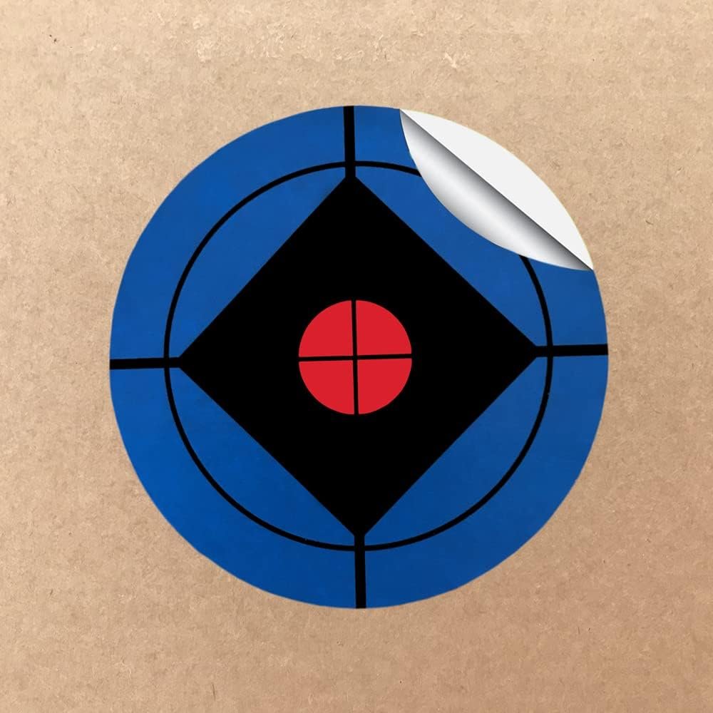 Splatter Targets for Shooting 3 Inch Reactive Paper Target Stickers 250 Self Adhesive Target Roll for BB Gun, Pellet Gun, Airsoft, Pistol, Rifle Shooting Practice