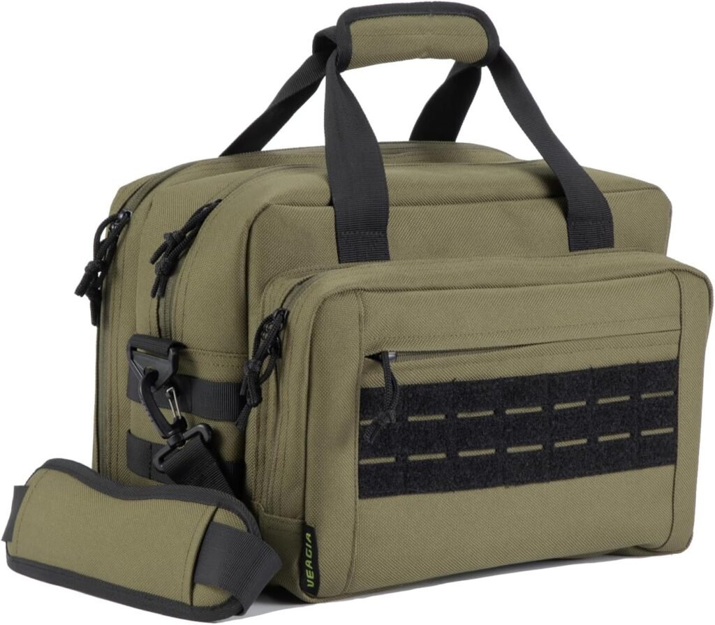 VEAGIA Range Bag Pistol Case Gun Range Bags For Handguns And Ammo Gun Case 3 Branch Pistol Soft Carrying Bags