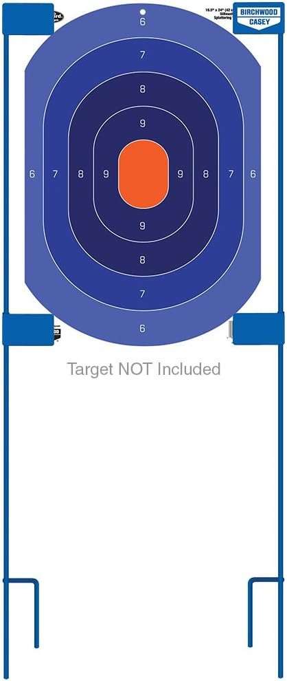 Birchwood Casey 36 Adjustable Target Stakes for Shooting - Durable Portable Easy to Deploy Steel Target Stakes for Paper, Heavy Tagboard  Corrugated Targets