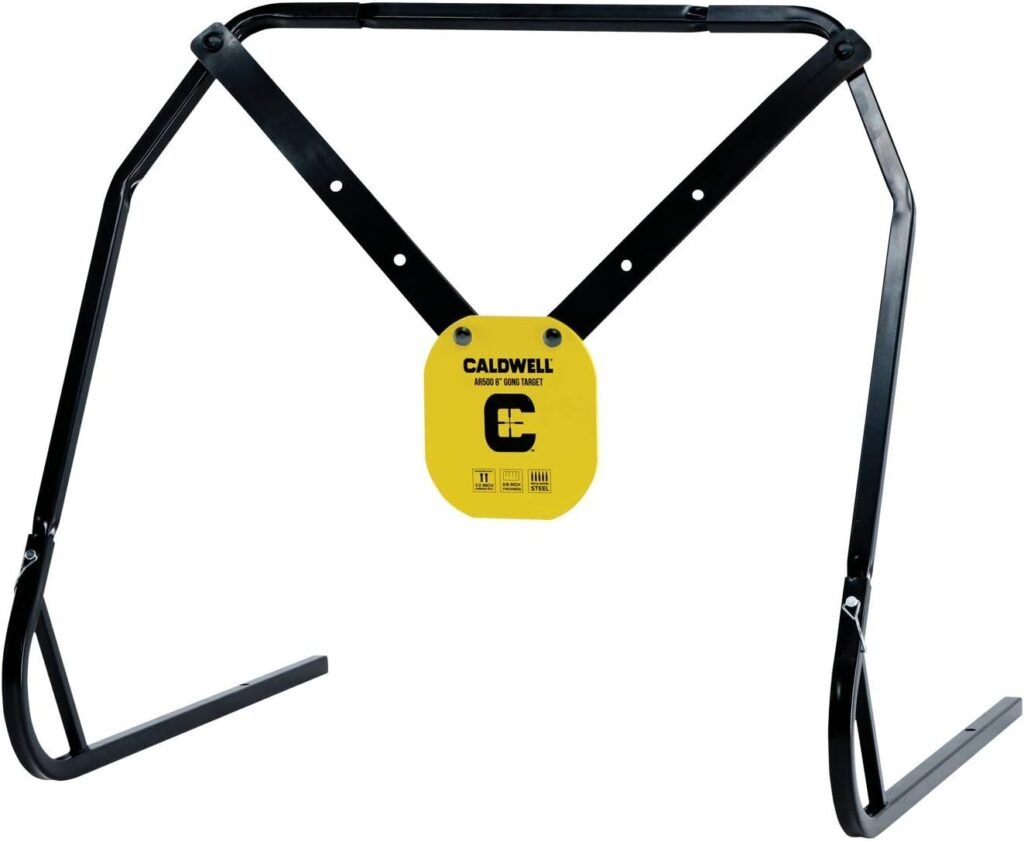 Caldwell High Caliber AR500 Steel Targets 3/8 Inch Thickness, Rifle Rated for Precision Shooting and Target Practice with Hanging Options (Sold Separately)